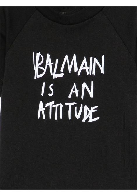 T-shirt con stampa BALMAIN KIDS | BZ8301 Z3672930BC